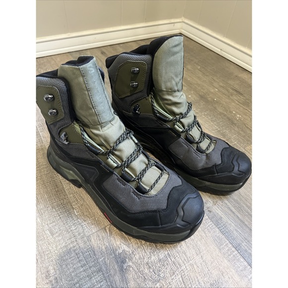 Salomon Other - Salomon Quest Element Gore-Tex Hiking Boots Men's US Size 11 Olive Green Black